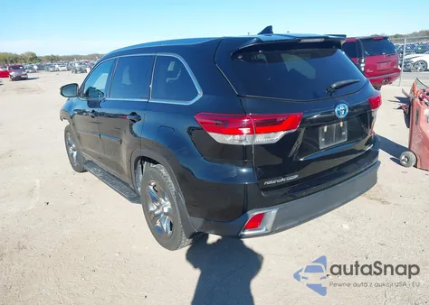 2017 Toyota Highlander Hybrid Limited Platinum из США, поврежденный, VIN 5TDDGRFH9HS027270